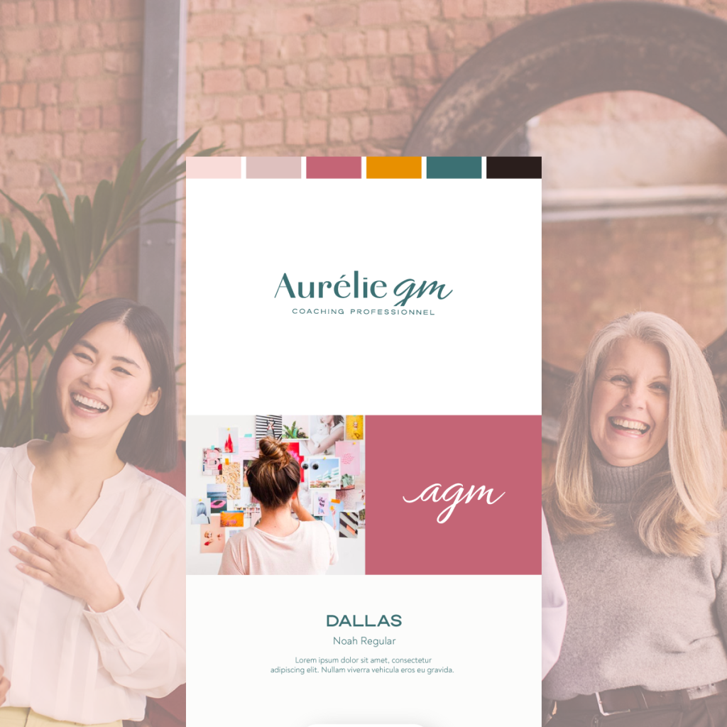 Branding complet pour Aurélie GM – Coaching professionnel