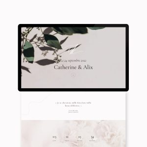 Site web de mariage et formulaire de réponse RSVP – Image 3