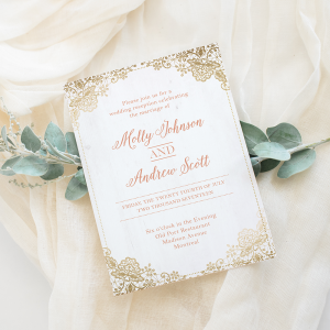 Invitation Shabby Chic