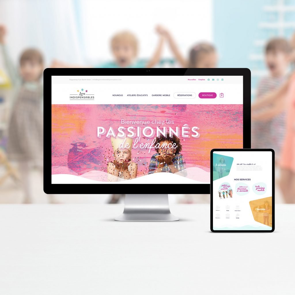 Site web Agence les indispensables