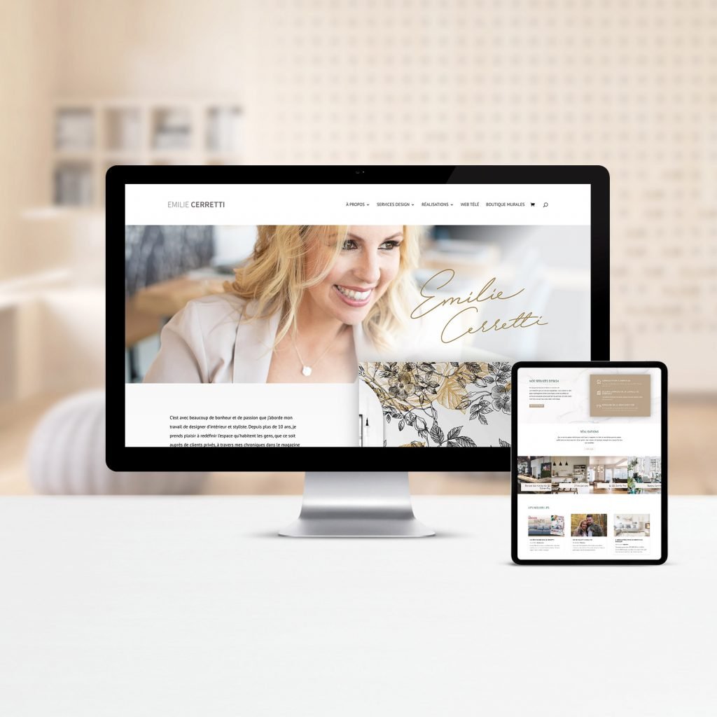 Site web Emilie Cerretti