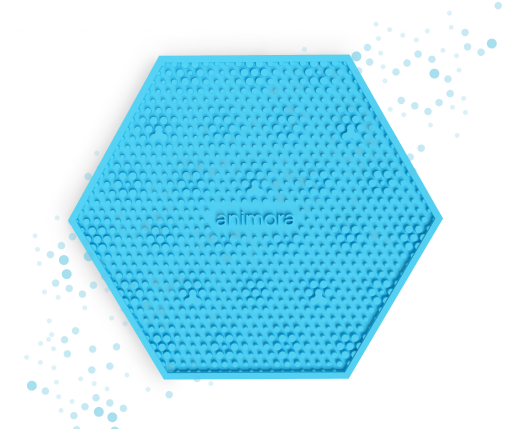 Magnifique design et emballage pour le tapis de léchage Animora Alexem Studio Design & Web