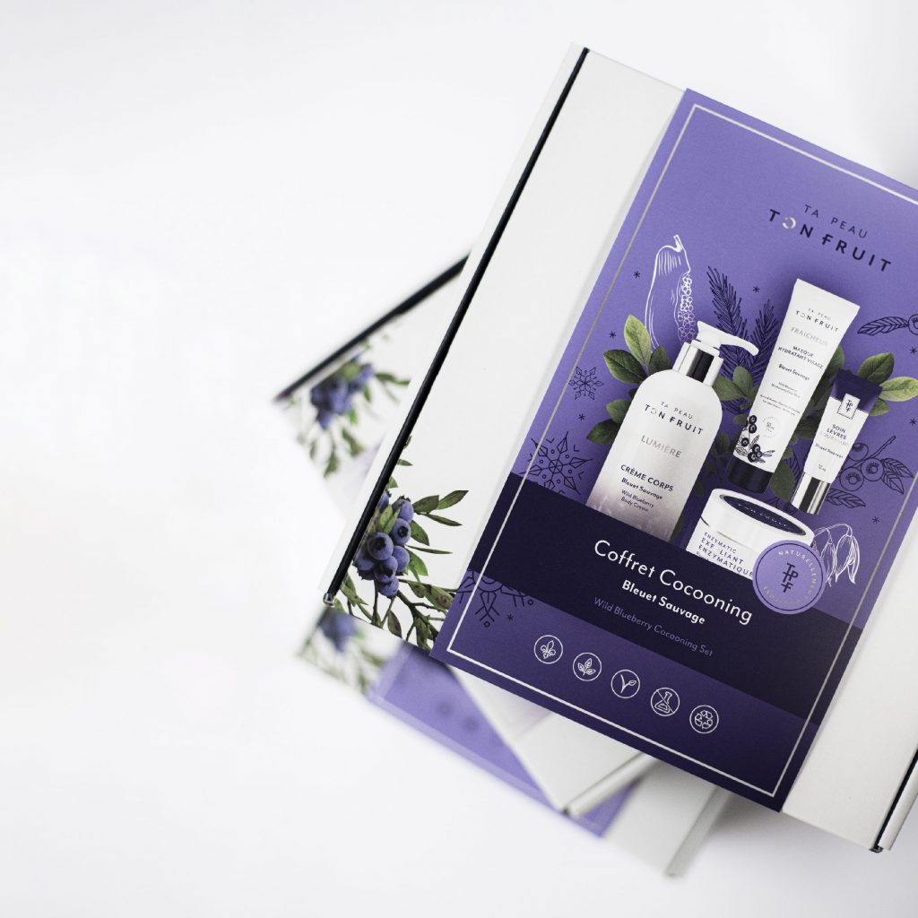 Design de boîtes d’emballage pour coffret de Noël TPTF