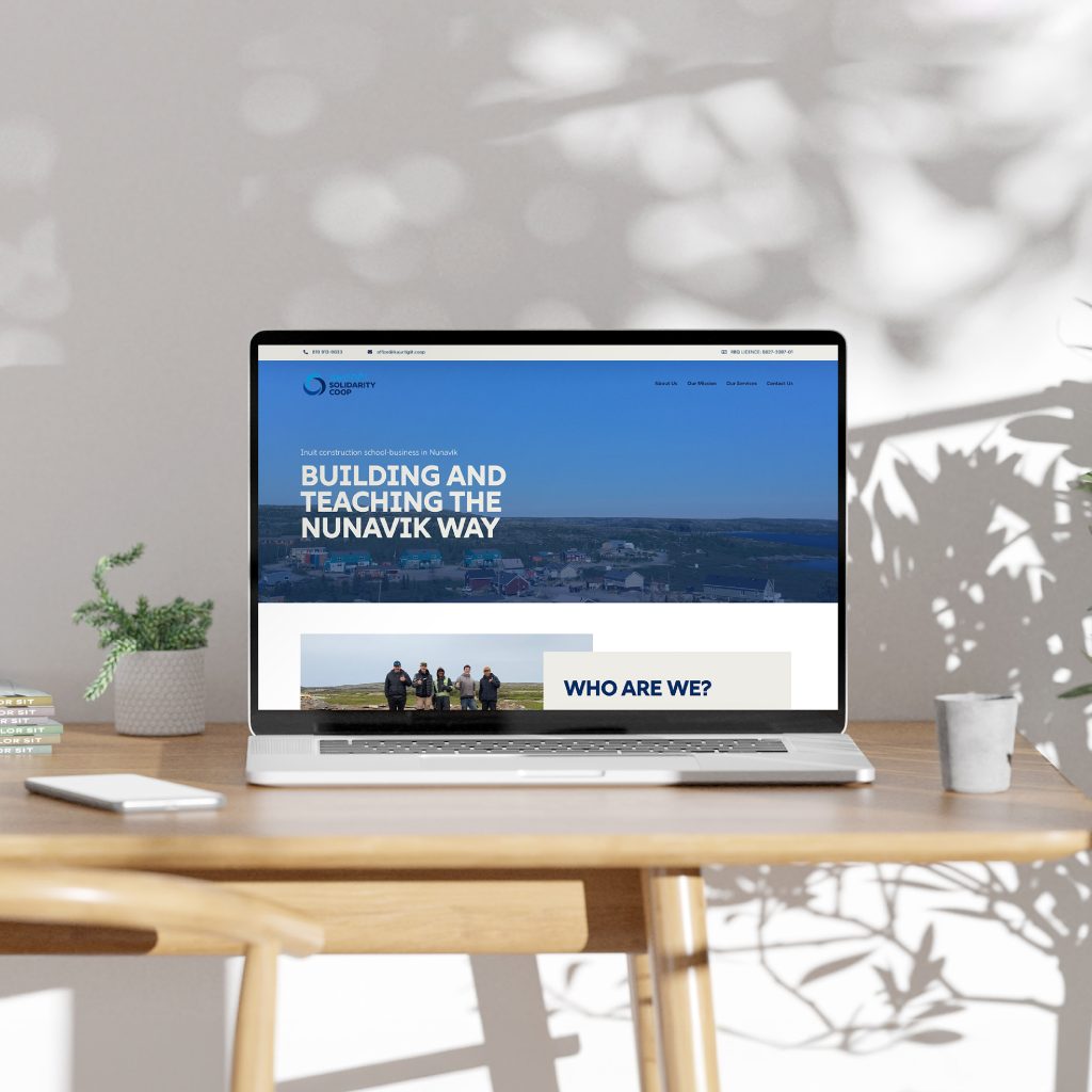 Un site web one-pager inspirant pour Ikajurtigiit
