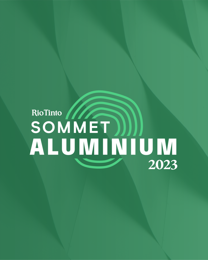 Image de marque & micro-site pour Rio Tinto et le Sommet Aluminium