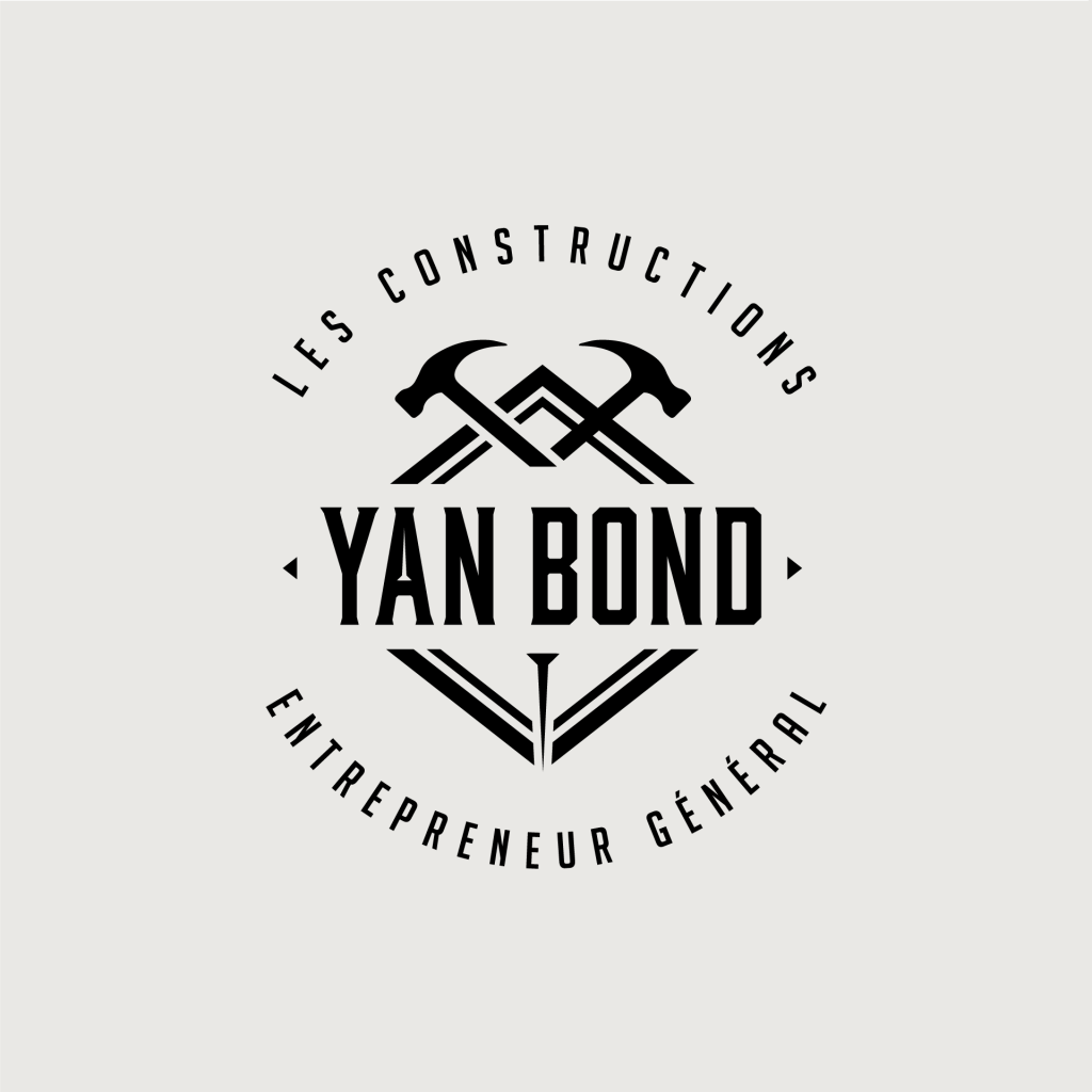 Brand identity Les Constructions Yan Bond
