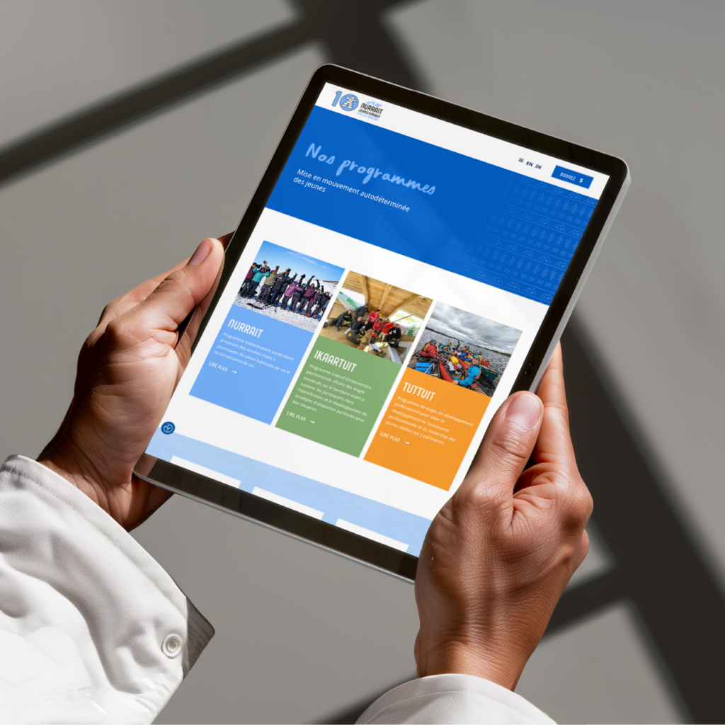 Un site frais vif et dynamique pour Nurrait | Jeunes Karibus