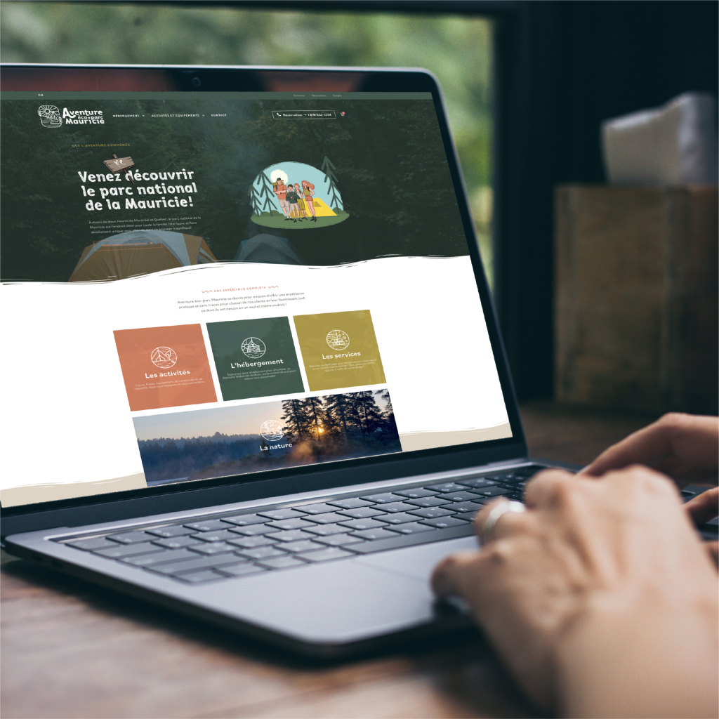 Site web complet Aventure Éco-Parc Mauricie