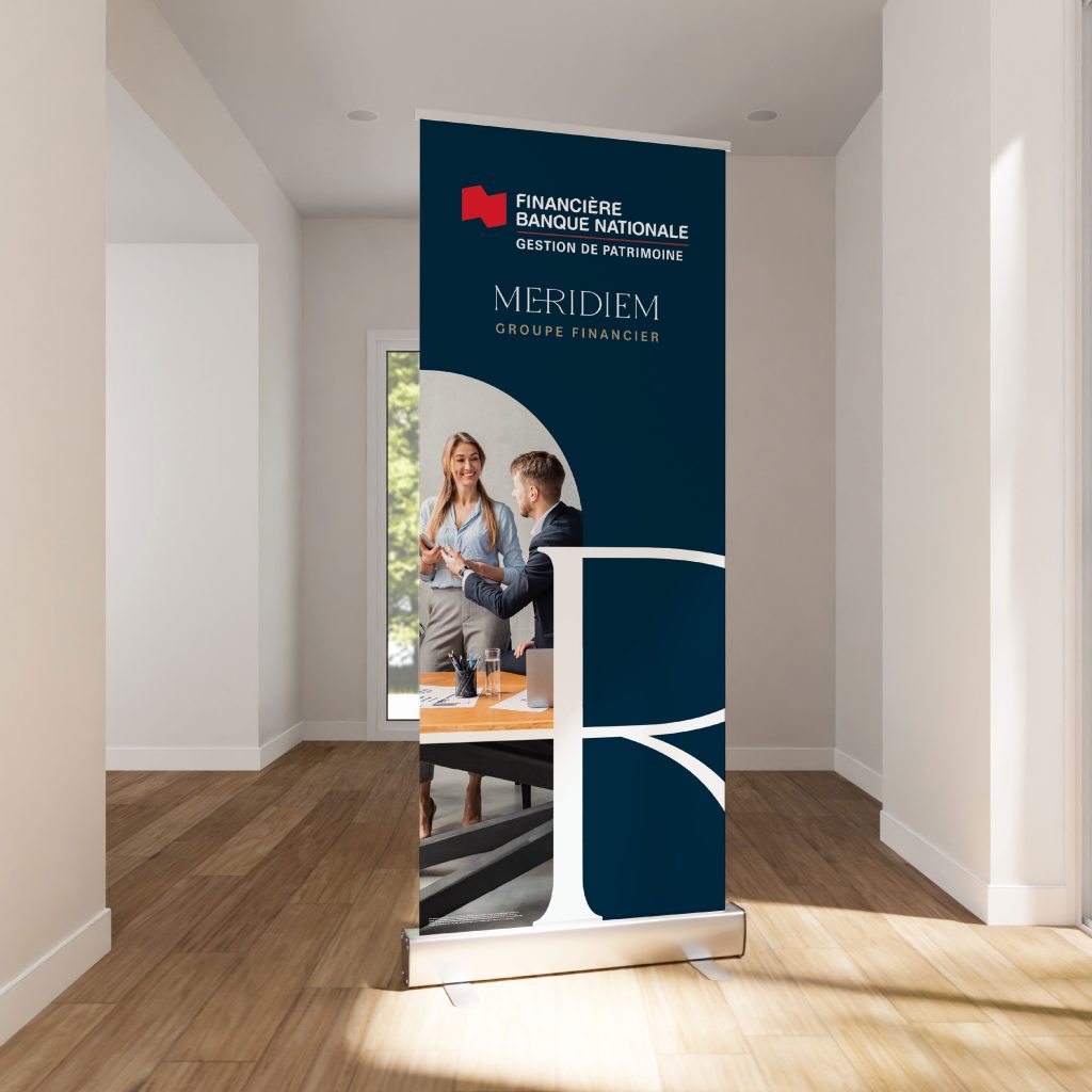 Refonte identitaire et visuelle pour Meridiem Groupe Financier